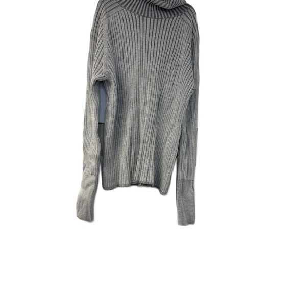 Women’s Bundle Ribbed Turtleneck Sweater Gray & Brown M/L - Picture 3 of 5